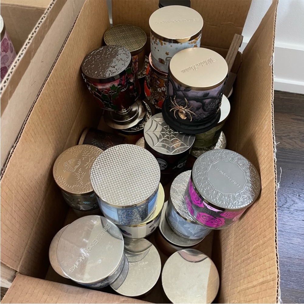 Bath and body works USED candles!